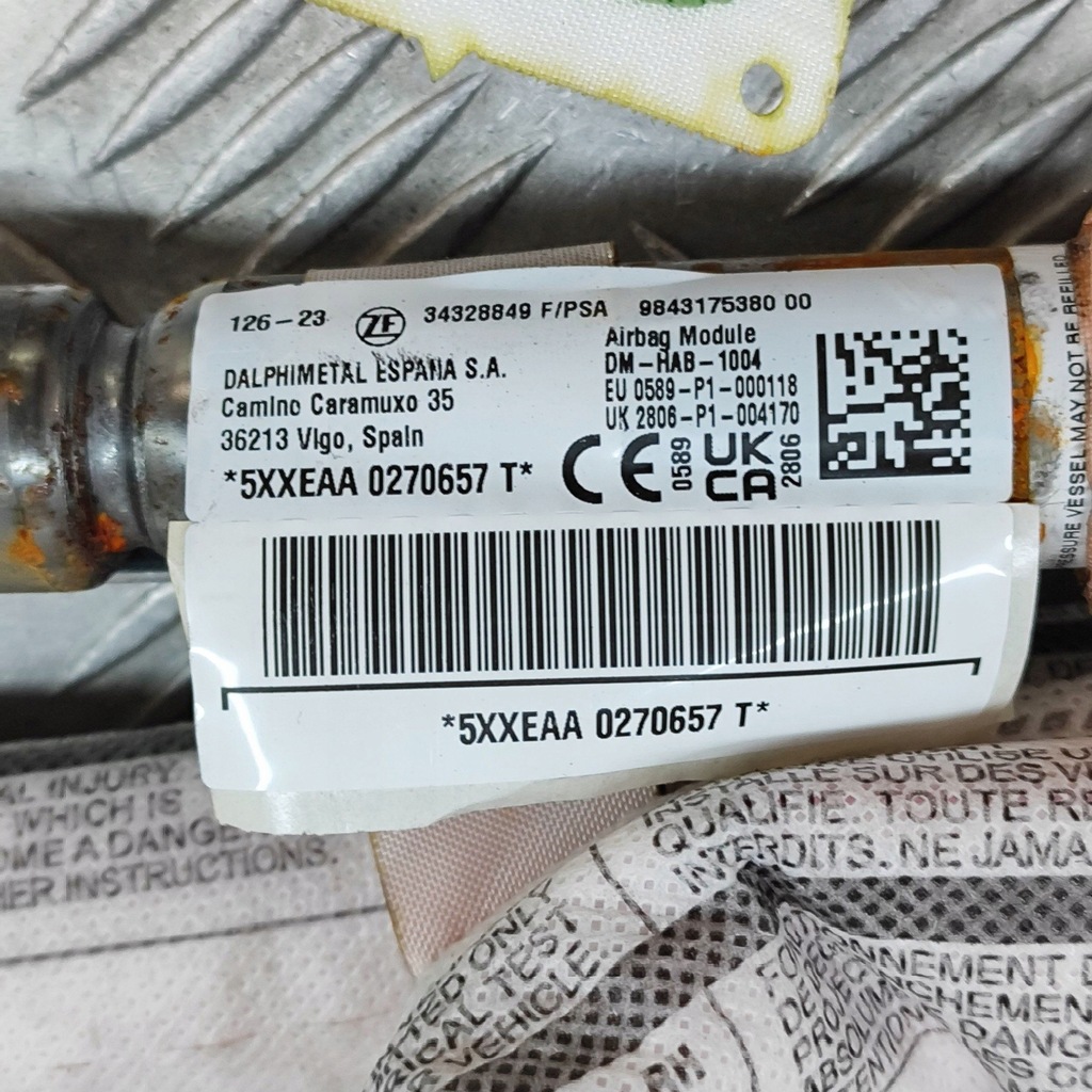 фото №7, Opel mokka b 2023 правая сторона шторка безопасности подушка безопасности