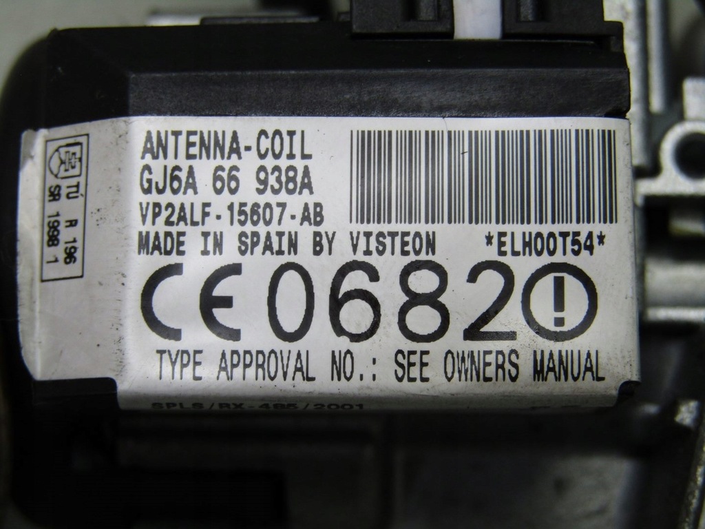 фото №8, Mazda 6 gg 2.0 d 02r замок зажигания с ключ gj6a66938a vp2alf-15607-ab