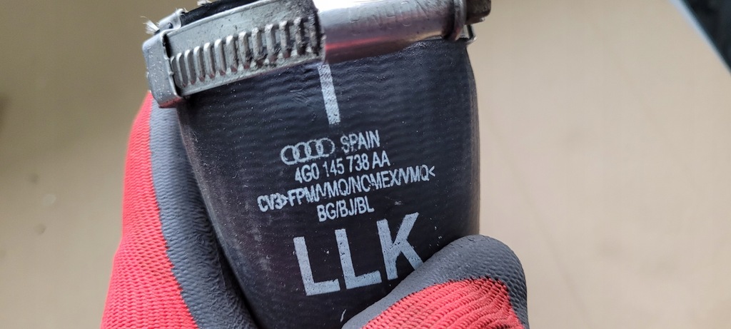 фото №5, A6 c7 4g труба интеркулер 3.0 tdi 4g0145738aa a7 4g