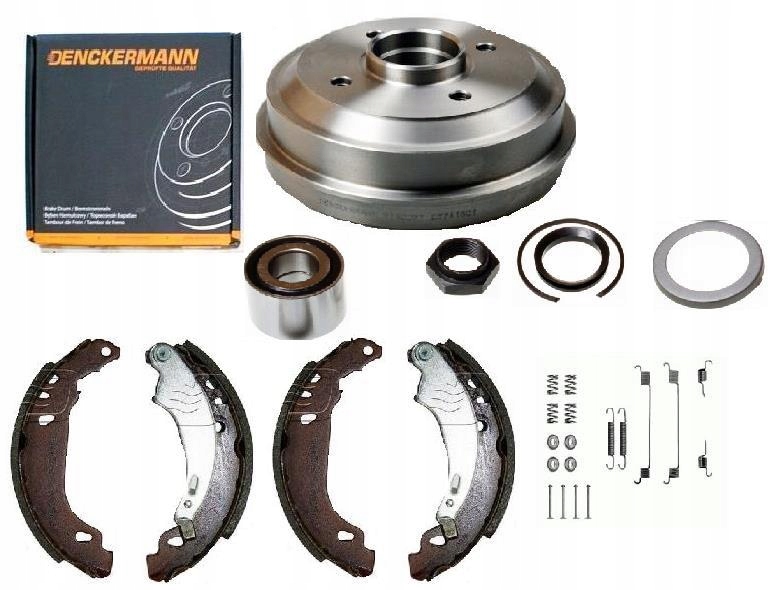 фото №1, Тормозные барабаны тормозные колодки подшипник peugeot 206 -abs 180mm