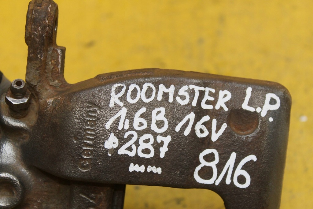 фото №9, Супорт гальмівний лівий перед roomster 1.6 16v 287mm