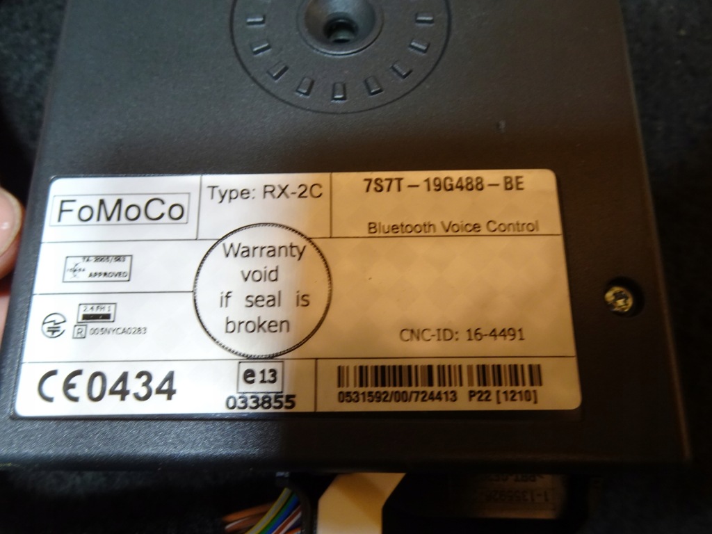 фото №3, Ford galaxy mk2 модуль bluetooth 7s7t19g488be