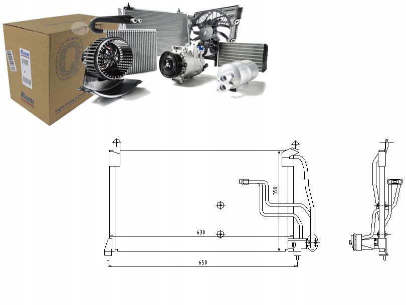 фото №1, Nissens 94190 конденсатор, кондиціонер