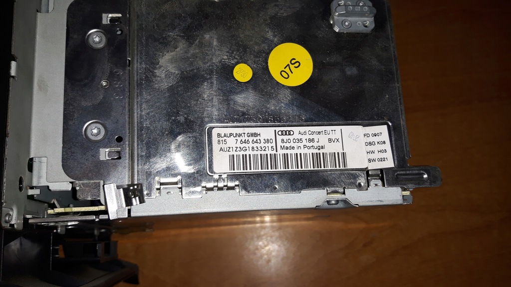 фото №5, Радио concert 2din audi tt 8j