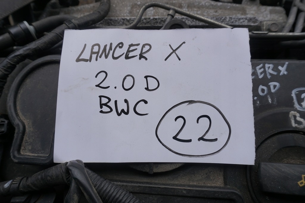 фото №10, Mitsubishi lancer viii x двигатель bwc 2.0did форсунки насос-форсунки nr.22