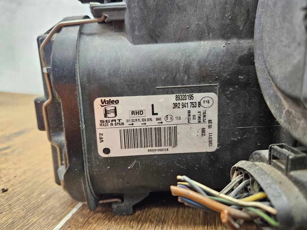 фото №10, Seat exeo 3r 3r2941753b ксенон перед левый лампа передняя левая anglik