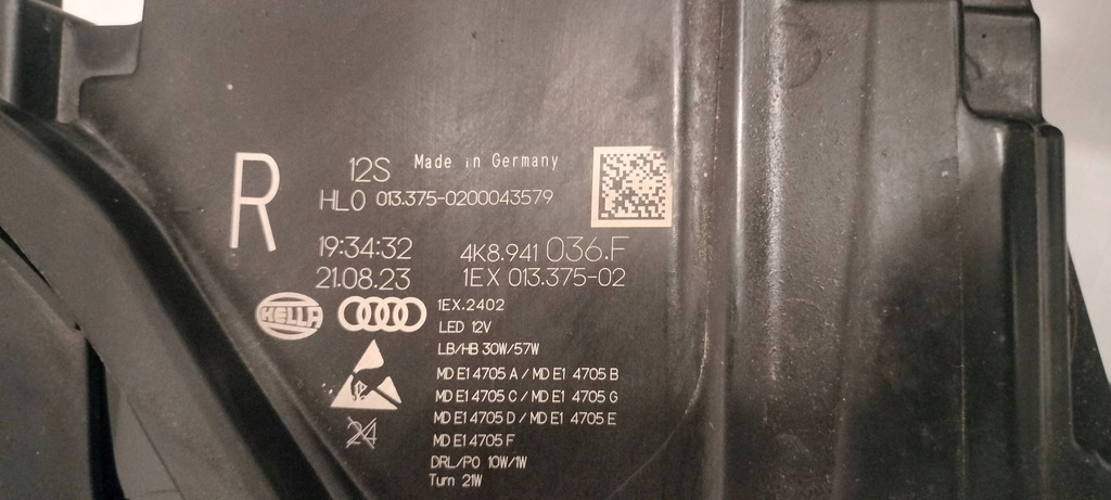 фото №9, Audi a7 s7 c8 4k лампа левая правая полный full led matrix eu