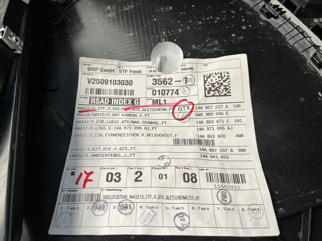 фото №13, Vw id7 id.7 gtx бампер передний перед kompletny камера full gtx