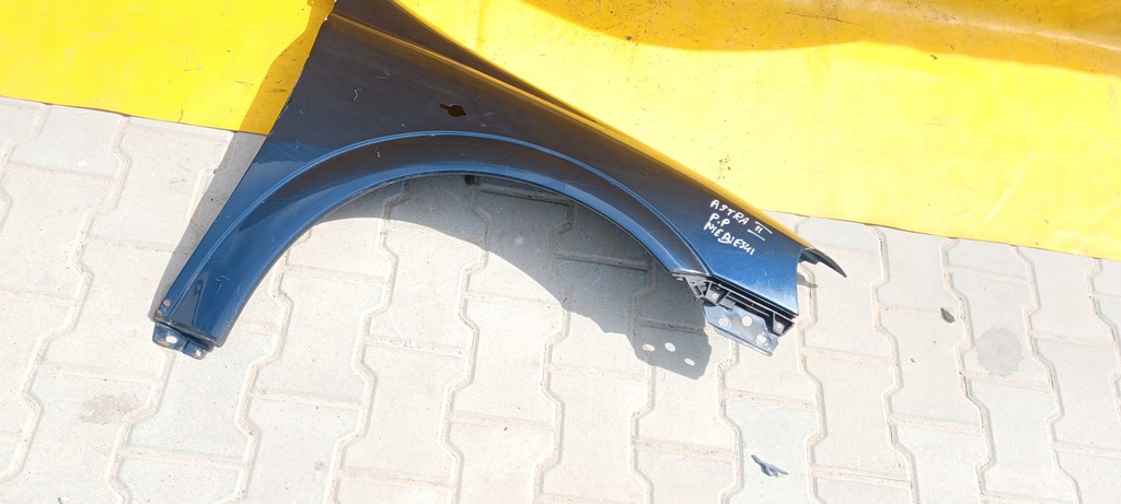фото №11, Крыло правый opel astra ii лак niebieski