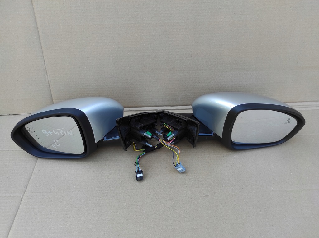 фото №1, Зеркало левая 13 pin 9+4 правое 15 pin 11+4 renault talisman