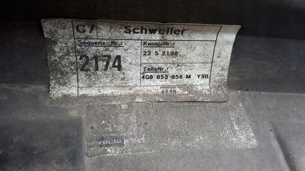 фото №15, A6 c7 lift молдинг поріг ліва права sline ly9b 2x