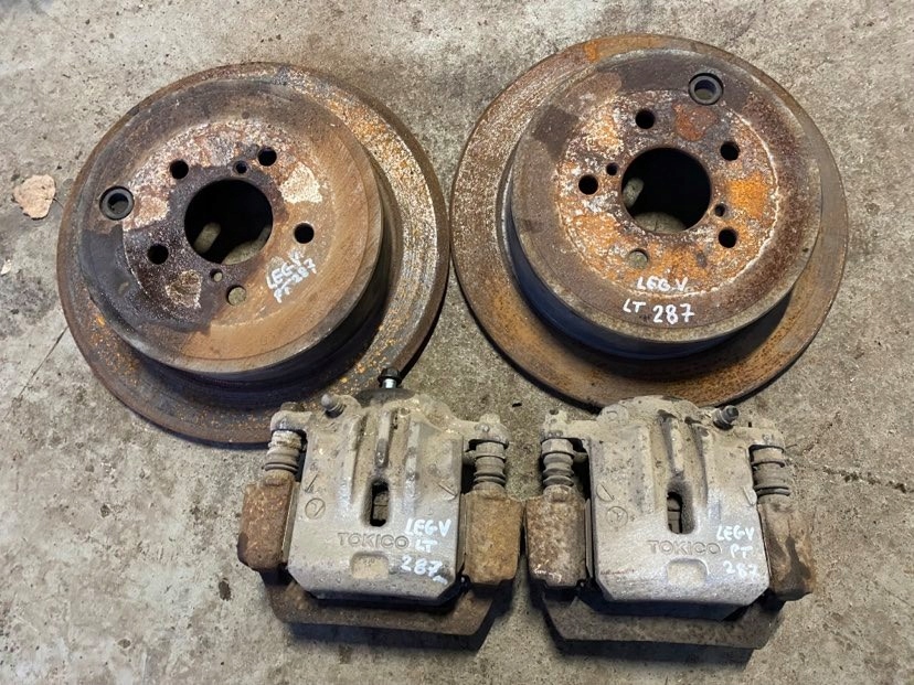 фото №1, Суппорты тормозные диски тормозные задняя subaru legacy v 286