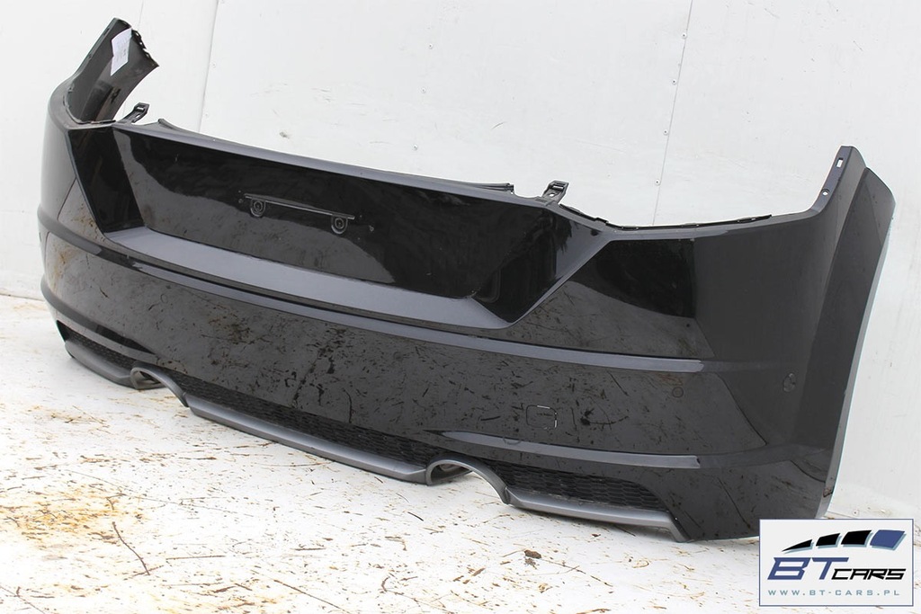 фото №6, Audi tt cabrio 8s s-line задняя бампер + крышка багажника багажника + лампы лампа задний