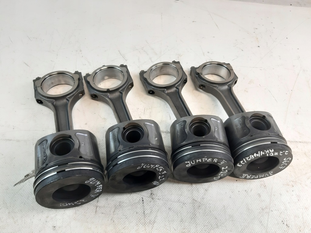 фото №1, Поршень шатун комплект 4x 2.2hdi jumper ii boxer h268x