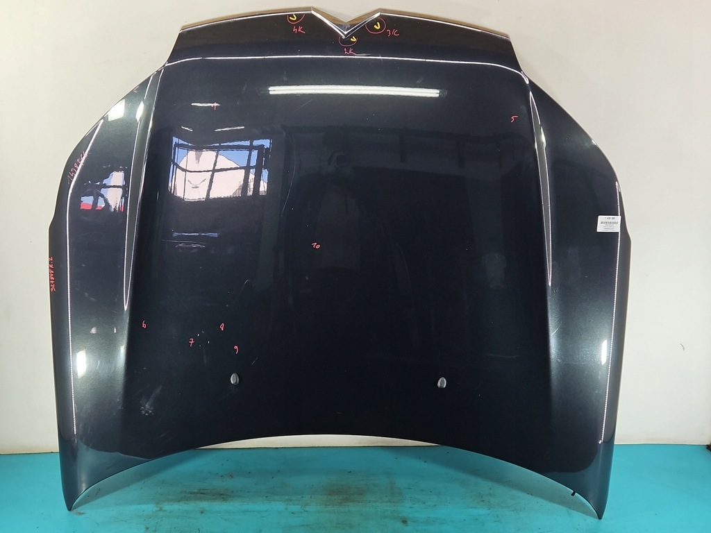 фото №2, Капот передняя citroen c5 iii x7 grafitowy eypc