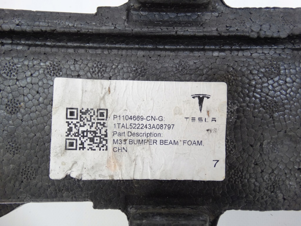 Tesla model 3 lift 20-23 абсорбер пена бампера передний 1104669-cn-g Цена