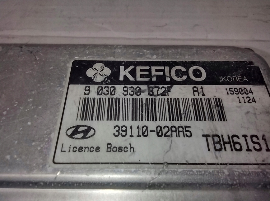 фото №6, Бортовой компьютер двигателя 39110-02aa5 hyundai getz 1.1