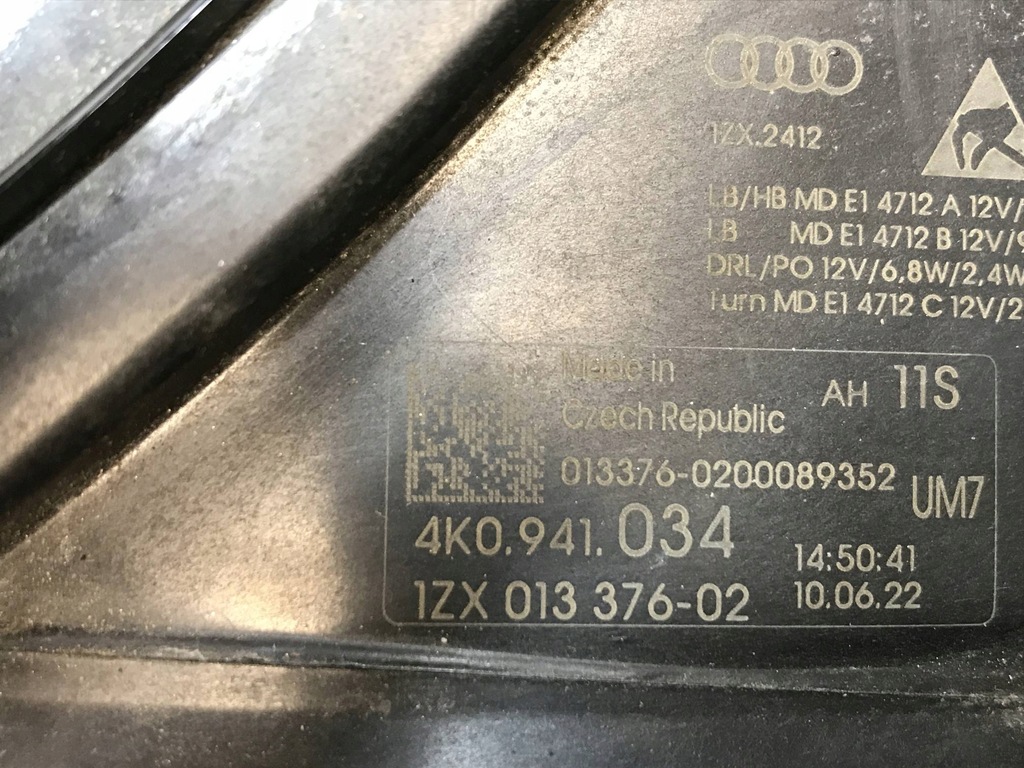 фото №9, Audi a6 c8 4k лампа права перед передня full led 4k0941034