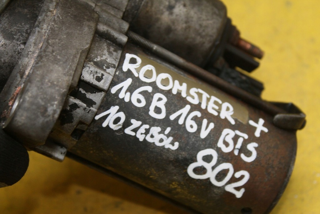 фото №7, Стартер roomster 1.6 16v 10 зубьев bts