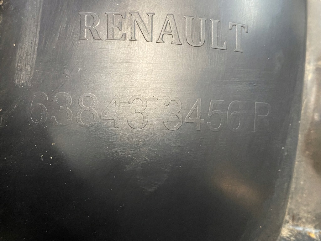 фото №3, Подкрылок левая перед задняя часть renault clio iv 638433456r