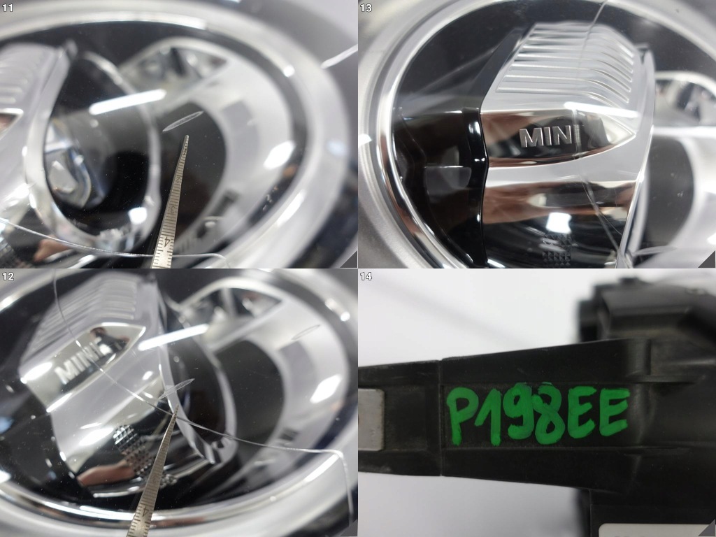 Mini cooper f54 f55 f56 f57 рестайлінг  lci фара full led правий перед європа Оригінал