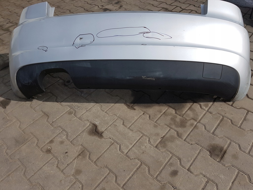 фото №8, Audi a3 8p lift 08-12r бампер задня 3d lx7w