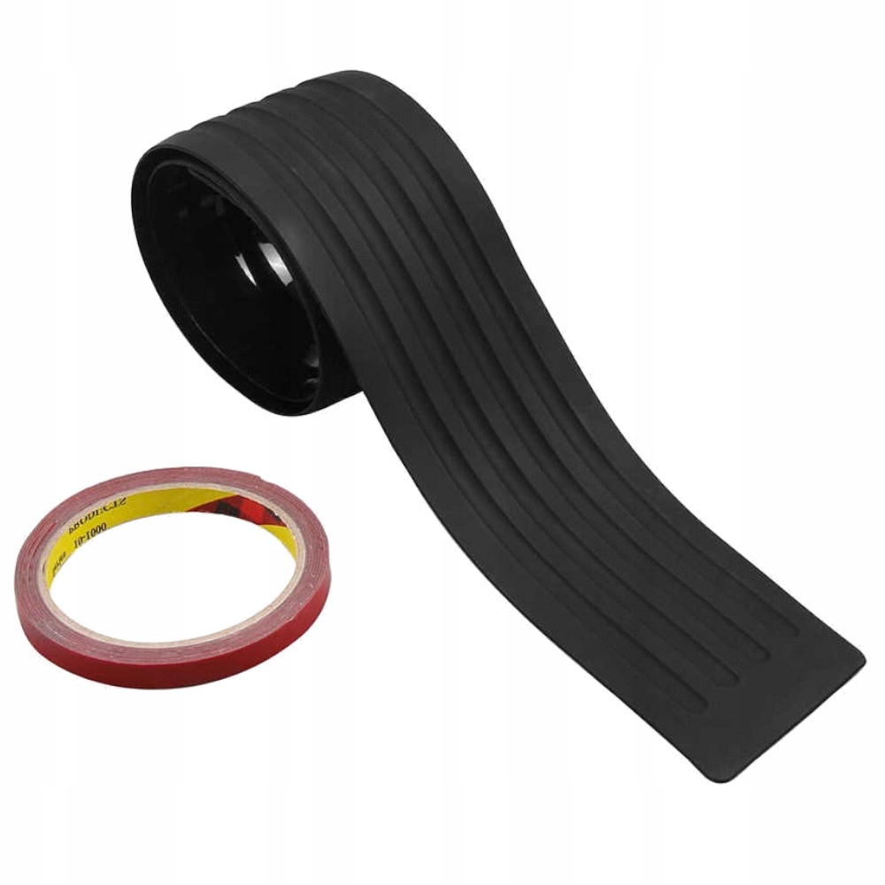 фото №10, Накладка na задний бампер молдинг резиновый защитная