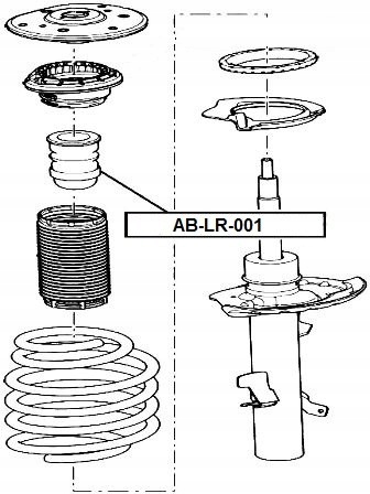 фото №3, Nty ab-lr-001 проставка резиновый, подвеска