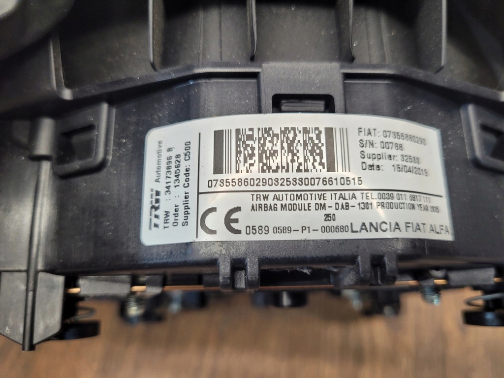 фото №7, Peugeot boxer 015- lift подушка воздушная водителя 07355860290