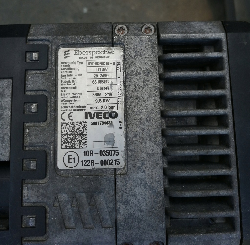 фото №5, Eberspacher hydronic m10 ii iveco