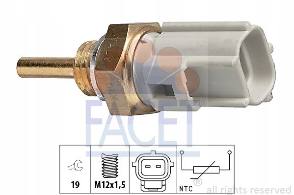 фото №1, Facet 7.3323 датчик, температура рідина охолоджуючий
