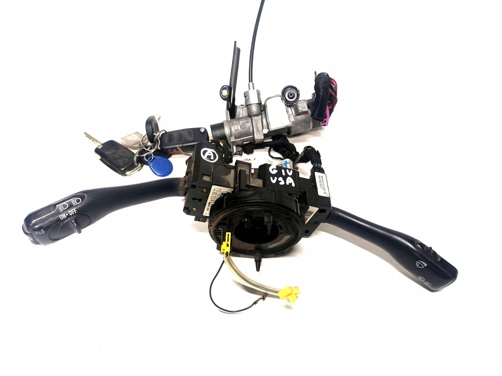 фото №1, Перемикач комбінований замок запалювання круїз-контроль volkswagen golf iv 2.0 usa