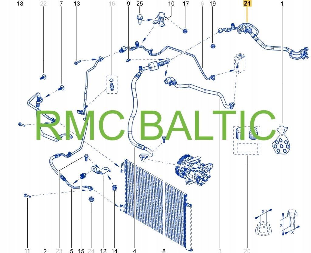 фото №14, Шланг кондиционера dacia jogger sandero iii 924403925r