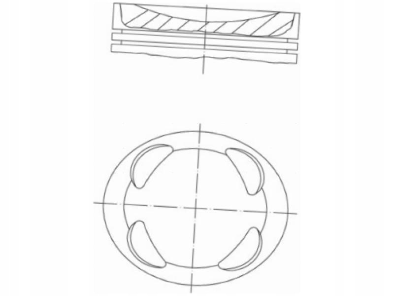 фото №2, Поршень mini mini r56 1.6 r57 1.6 r58 1.6 r59 1.6 clubman r55 1.6