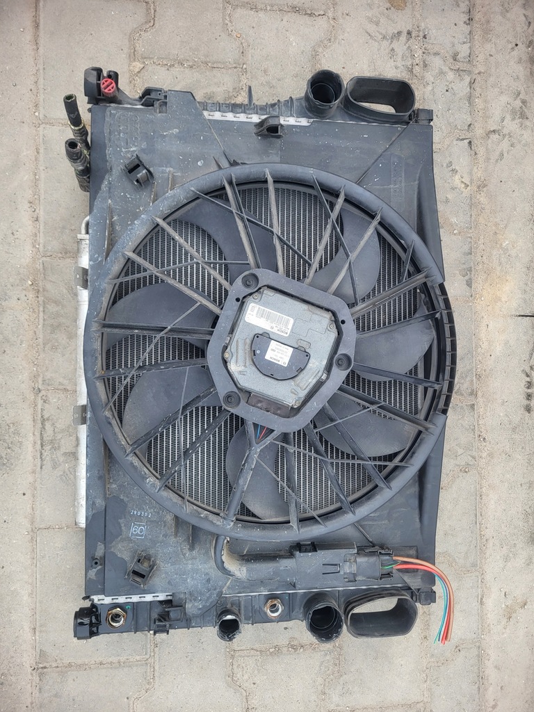фото №1, Радиатор вентилятор mercedes w211 2.2 cdi автоматическая коробка передач