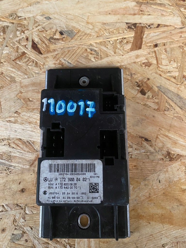 фото №1, Mercedes slk 250 r172 модуль airscarf a1729000402