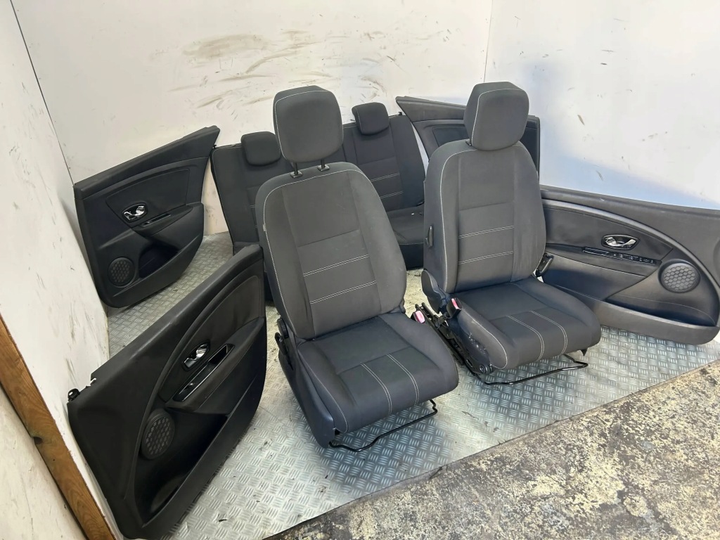 фото №4, Сидіння сидіння заднє сидіння обшивки комплект renault megane iii kombi