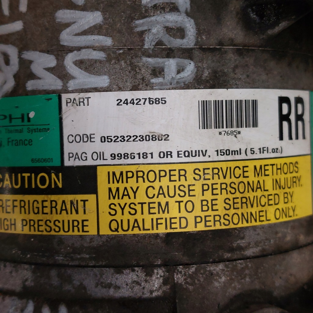 фото №12, Opel vectra signum zafira 1,7 1,8 компрессор кондиционера delphi 6561047