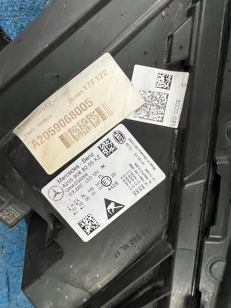 фото №6, Mercedes cklasa w205 lift права лампа performance