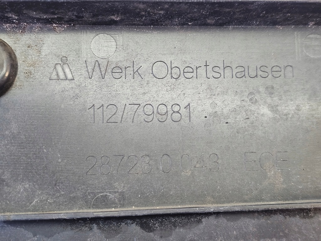 Рамка под номерной знак mercedes gla 156 w156 x156 2013 - 1568850081 оригинал в Украине