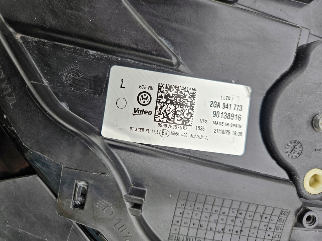 фото №5, Vw t-roc лампа перед ліва full led eu оригінал cała