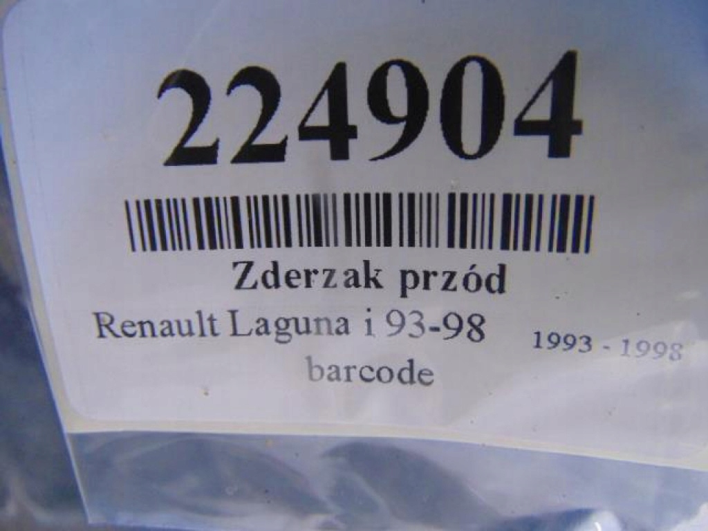фото №7, Renault laguna i sedan бампер перед код лакокрасочного покрытия mv963