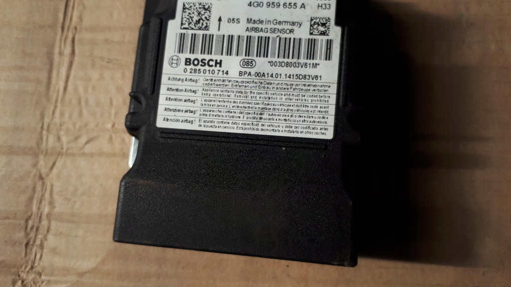 фото №8, S7 4g a7 модуль датчик подушка безопасности 4g0959655a a6 c7 s6