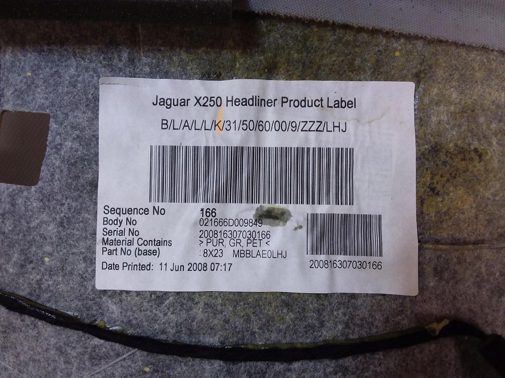 фото №5, Jaguar xf i x250 потолок козырьки ручки