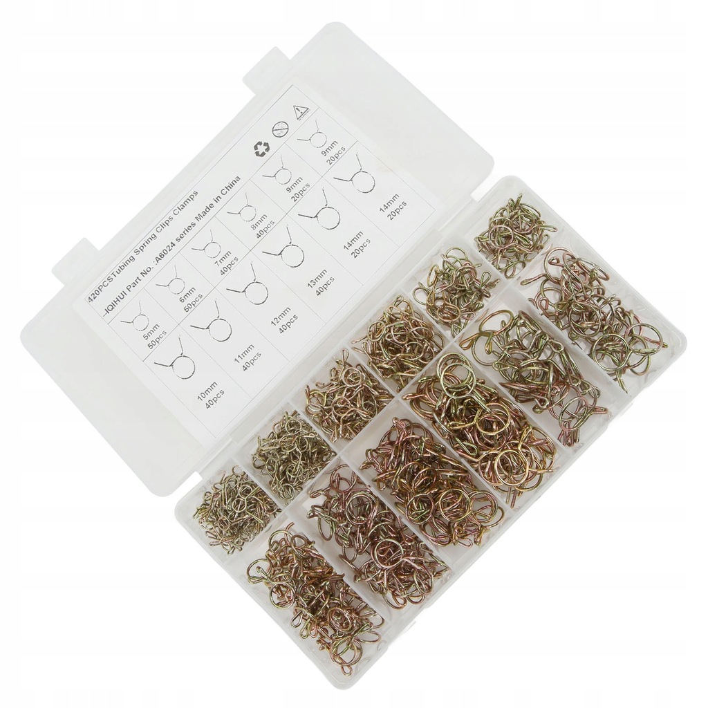 фото №10, 420 szt. супорти do трубопровід sprężynowych трубка паливної супорти