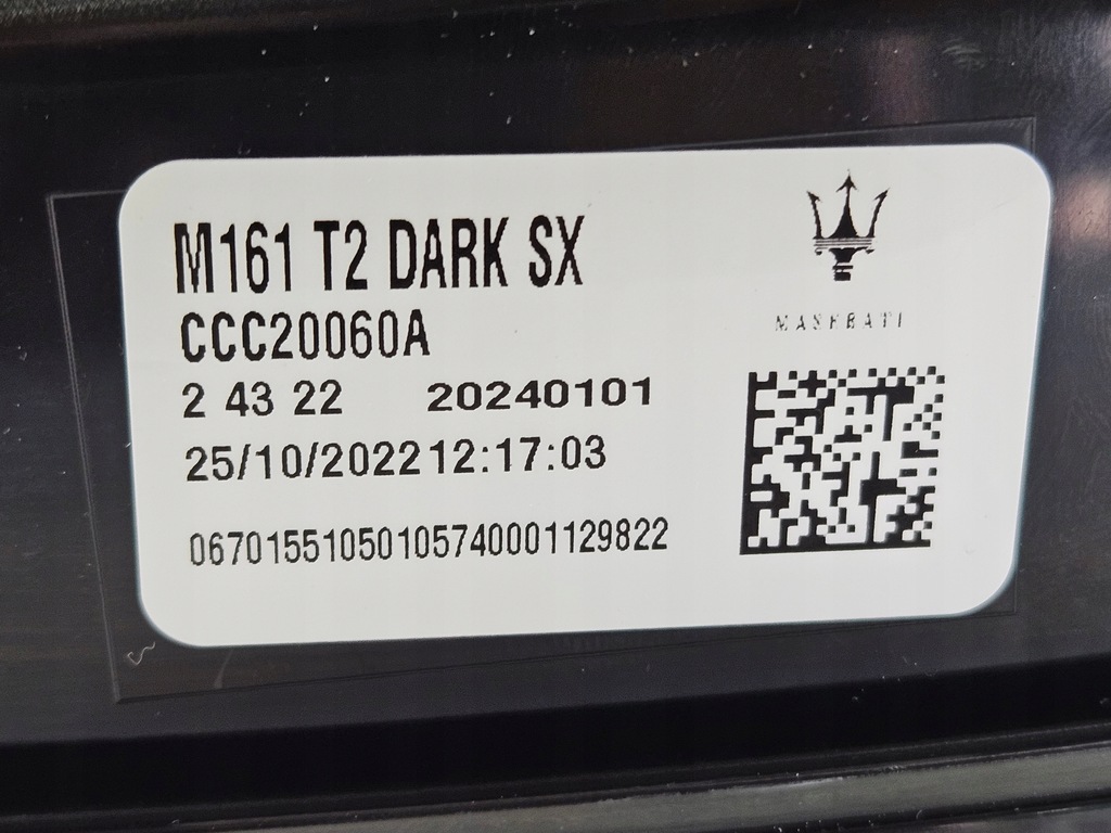 фото №12, Лампа ліва задня w кришка dark led maserati levante m161 lift 20240201