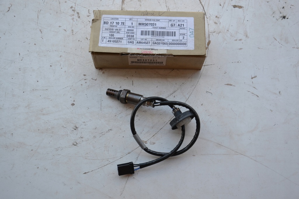фото №1, Mitsubishi eclipse galant lancer датчик лямбда-зонд mr507031 оригінал nowa