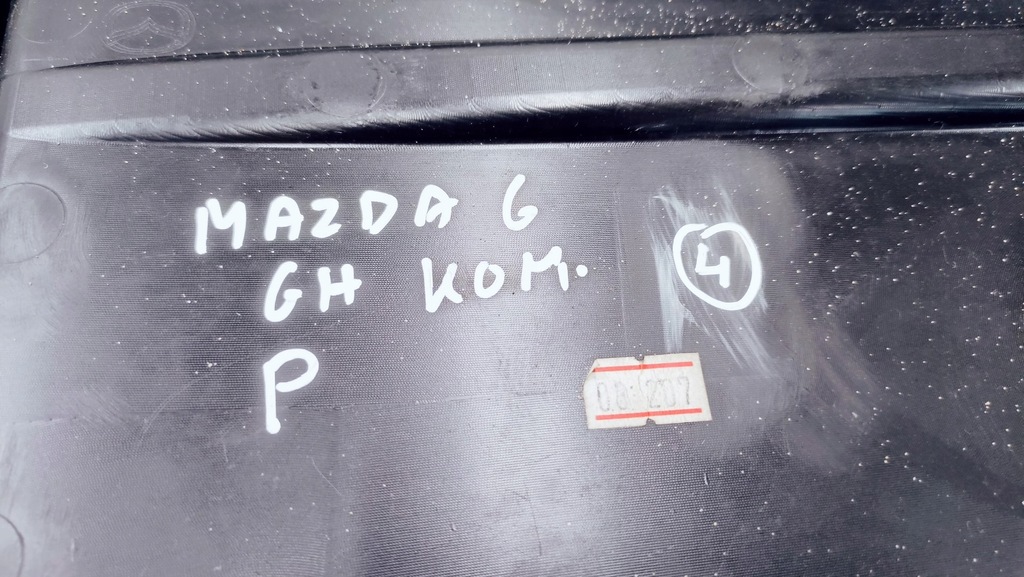 фото №6, Вкладыш багажника правый mazda 6 ii gh kombi