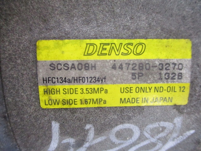 фото №5, Toyota gt86 2.0 компресор кондиціонера 447280-3270