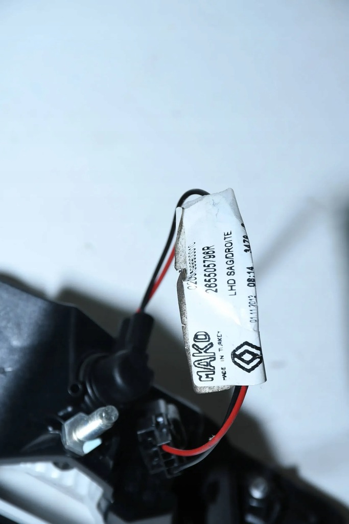 фото №4, Лампа крышки правый задняя 265505796r renault clio iv h/b 2012-16r.